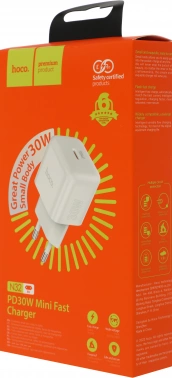 Сетевое зар./устр. Hoco  N32 Glory White