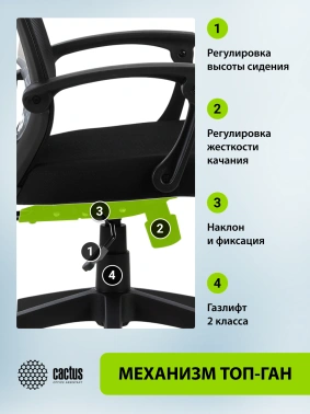 Кресло Cactus  CS-MC414-BK