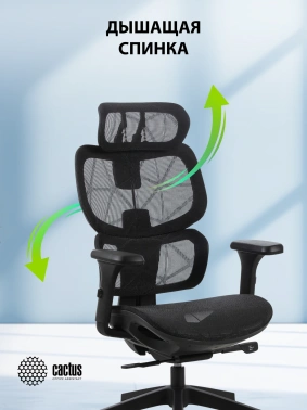 Кресло Cactus  CS-MC555-BK