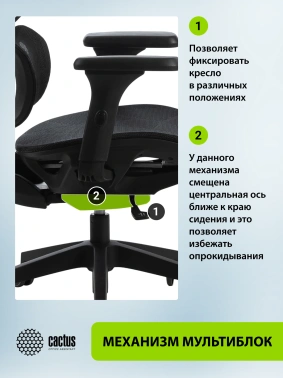 Кресло Cactus  CS-MC555-BK