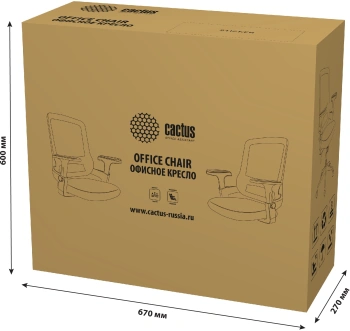 Кресло Cactus  CS-MC313-BK