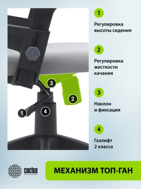 Кресло Cactus  CS-MC313-BKGY