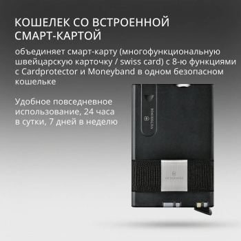 Швейцарская карта Victorinox Smart Card Wallet Sharp