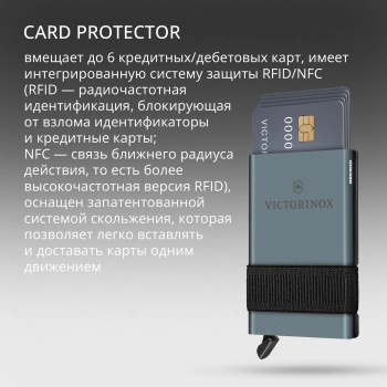Швейцарская карта Victorinox Smart Card Wallet Sharp