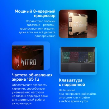 Ноутбук Acer Nitro 16  AN16-41-R3YQ