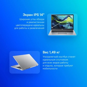 Ноутбук Acer Aspire Go  AG14-31P-P7CL