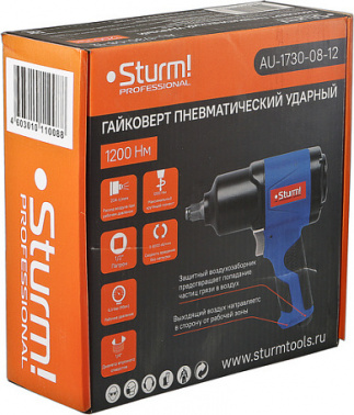 Гайковерт Sturm! AU-1730-08-12