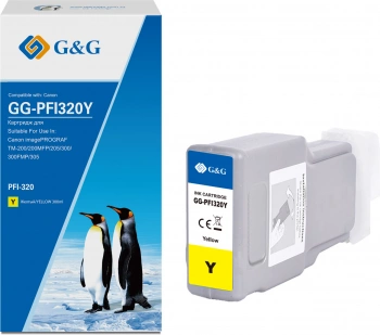 Картридж струйный G&G GG-PFI320Y