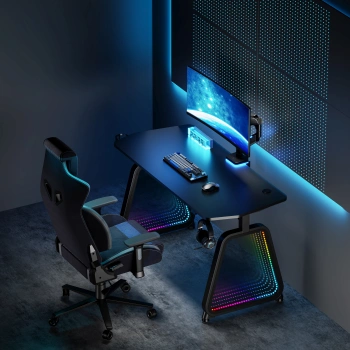 Стол игровой Cactus  CS-GMD-BK-RGB