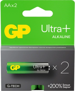 Батарея GP Ultra Plus Alkaline 15AUPA21-2CRSB2