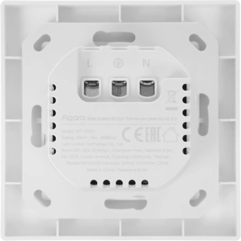 Умная розетка Aqara Wall Outlet H2