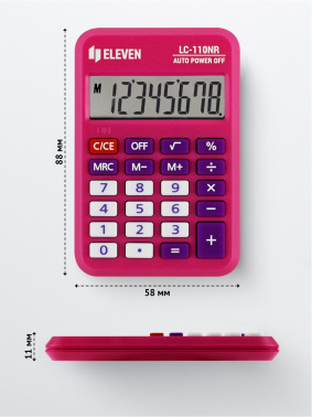 Калькулятор карманный Eleven LC-110NR