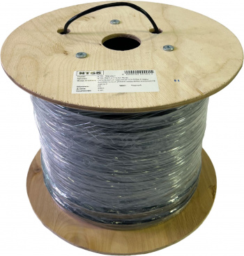 Кабель информационный NTSS NTSS-OUT-UTP4-5Е-PE-BL кат.5E UTP 4 пары 24AWG PE внешний 305м черный