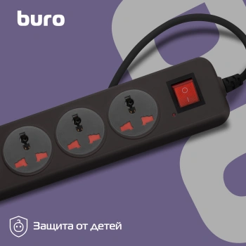 Сетевой фильтр Buro 500UNH-3-BG