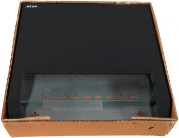 Шкаф коммутационный NTSS (NTSS-SOHO5U-BL) настенный 5U 520x140мм пер.дв.стекл несъемн.бок.пан. 80кг черный 11кг 480мм IP20 металл
