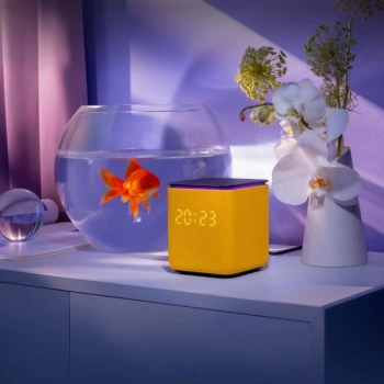 Умная колонка Yandex Станция Миди Алиса оранжевый 24W 1.0 BT/Wi-Fi 10м (YNDX-00054ORG)