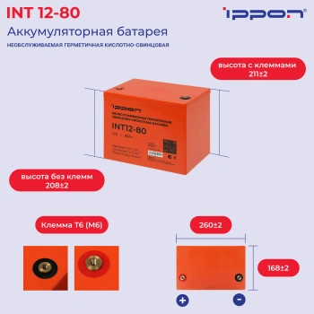 Батарея для ИБП Ippon INT12-080