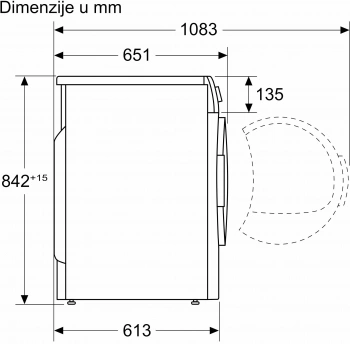 Сушильная машина Bosch WTH83002BY