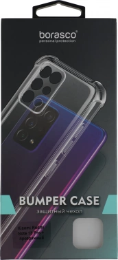 Чехол (клип-кейс) BoraSCO для Xiaomi Redmi Note 13 Pro + Bumper Case