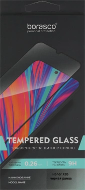 Защитное стекло для экрана BoraSCO прозрачный для Honor X8b/X8c 2.5D антиблик. 1шт. (72967)