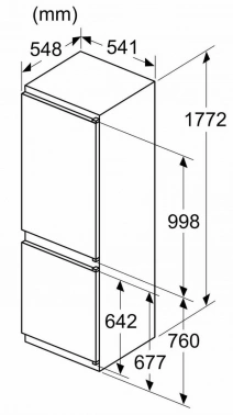 Холодильник Bosch KIN86NSE0