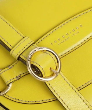 Сумка женская The Bridge Bettina 04371201/WB желтая натур.кожа