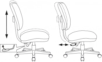 Кресло детское Бюрократ  CH-204NX