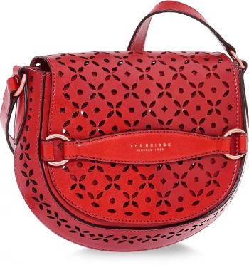 Сумка женская The Bridge Bettina Wow 0437127V/IJ красная натур.кожа