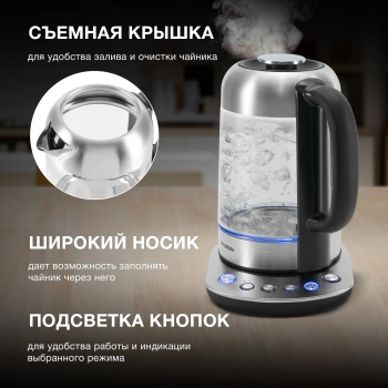 Чайник электрический Hyundai HYK-G8407