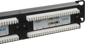 Патч-панель NTSS NTSS-PP-1U-24-UTP-RJ45-5E-D 19
