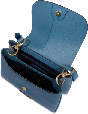 Сумка женская The Bridge Elisabetta 042714BX/BU голубая натур.кожа