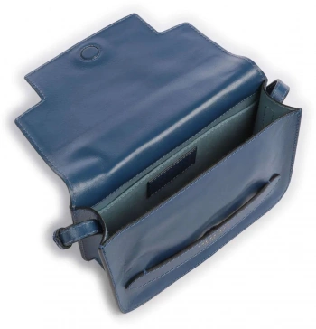 Сумка женская The Bridge Lucrezia 04193001/EJ синяя натур.кожа