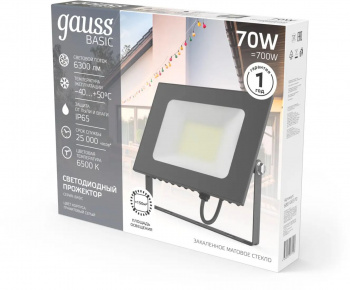 Прожектор уличный Gauss Qplus  688100370