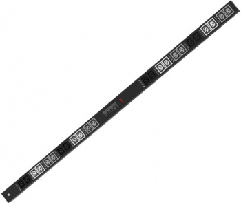 Блок распределения питания RakTek Local Metered RTP3M3242 верт.размещ. 42xC13/C19 локальное измерение по вводу 3x32A IEC 60309 3м