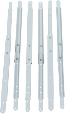 Стойка двухрамная NTSS NTSS-2POR24U/600-1000 24U 550ммx1000мм 600кг серый