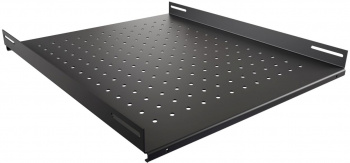 Полка стационарная NTSS NTSS-FS-H-600-BL 1U нагр.:100кг. 19