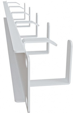 Кабельный органайзер горизонтальный NTSS NTSS-HORG-1U-5(45) односторонний кольца 1U шир.:19