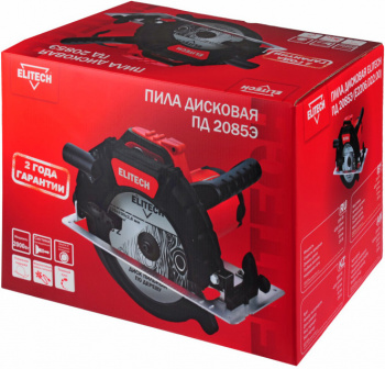 Циркулярная пила (дисковая) Elitech ПД 2085Э