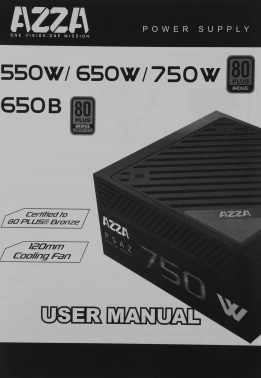 Блок питания Azza ATX 750W PSAZ-750W