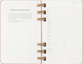 Еженедельник Moleskine SPIRAL Large 130х210мм обложка картон 200стр. спираль сиреневый