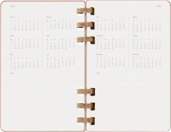 Еженедельник Moleskine SPIRAL Large 130х210мм обложка картон 200стр. спираль сиреневый