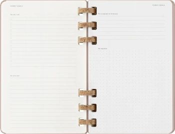 Еженедельник Moleskine SPIRAL Large 130х210мм обложка картон 200стр. спираль сиреневый