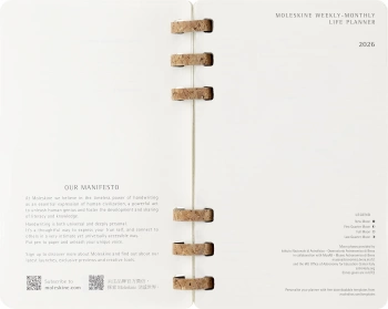 Еженедельник Moleskine SPIRAL Large 130х210мм PP 200стр. спираль черный