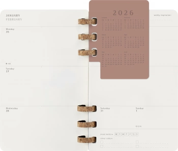 Еженедельник Moleskine SPIRAL Large 130х210мм PP 200стр. спираль черный