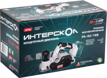 Рубанок Интерскол РА-82/18В без АКБ и ЗУ