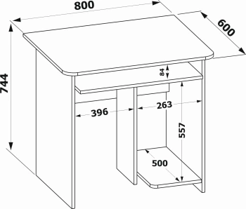Стол для компьютера Сокол  КСТ-21.1