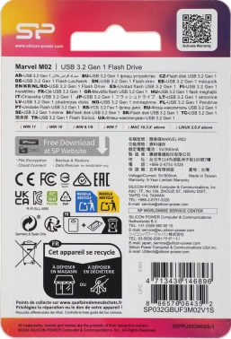 Флеш Диск Silicon Power 32GB Marvel M02