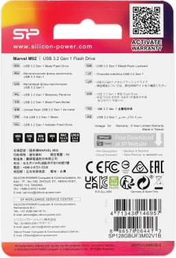 Флеш Диск Silicon Power 128GB Marvel M02