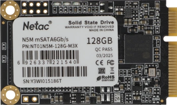 Накопитель SSD Netac SATA-III 128GB NT01N5M-128G-M3X N5M