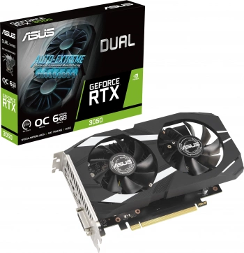 Видеокарта Asus PCI-E 4.0  DUAL-RTX3050-O6G